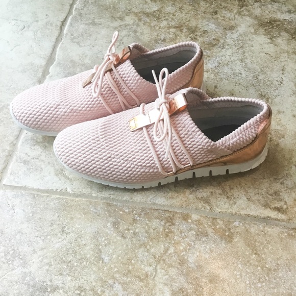 Cole Haan Zerogrand Quilted Sneaker in Peach Blush - Picture 6 of 7